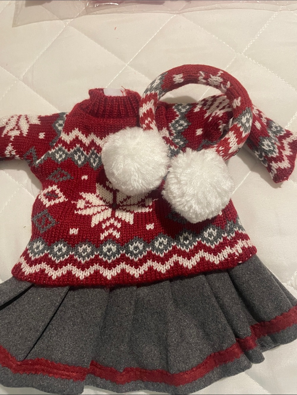 18” Doll Snowflake Sweater Outfit